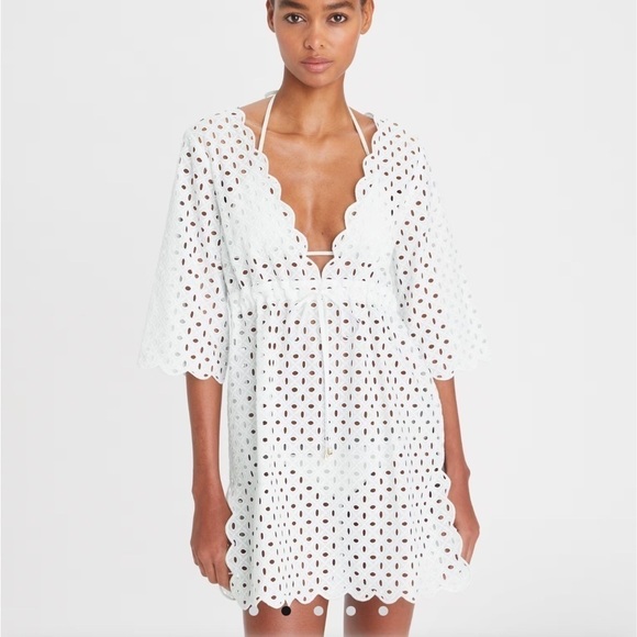 Tory Burch Eyelet Dress S - Picture 3 of 4